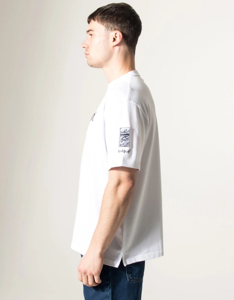 Oversized Fit Highland Front Logo Washed T-Shirt