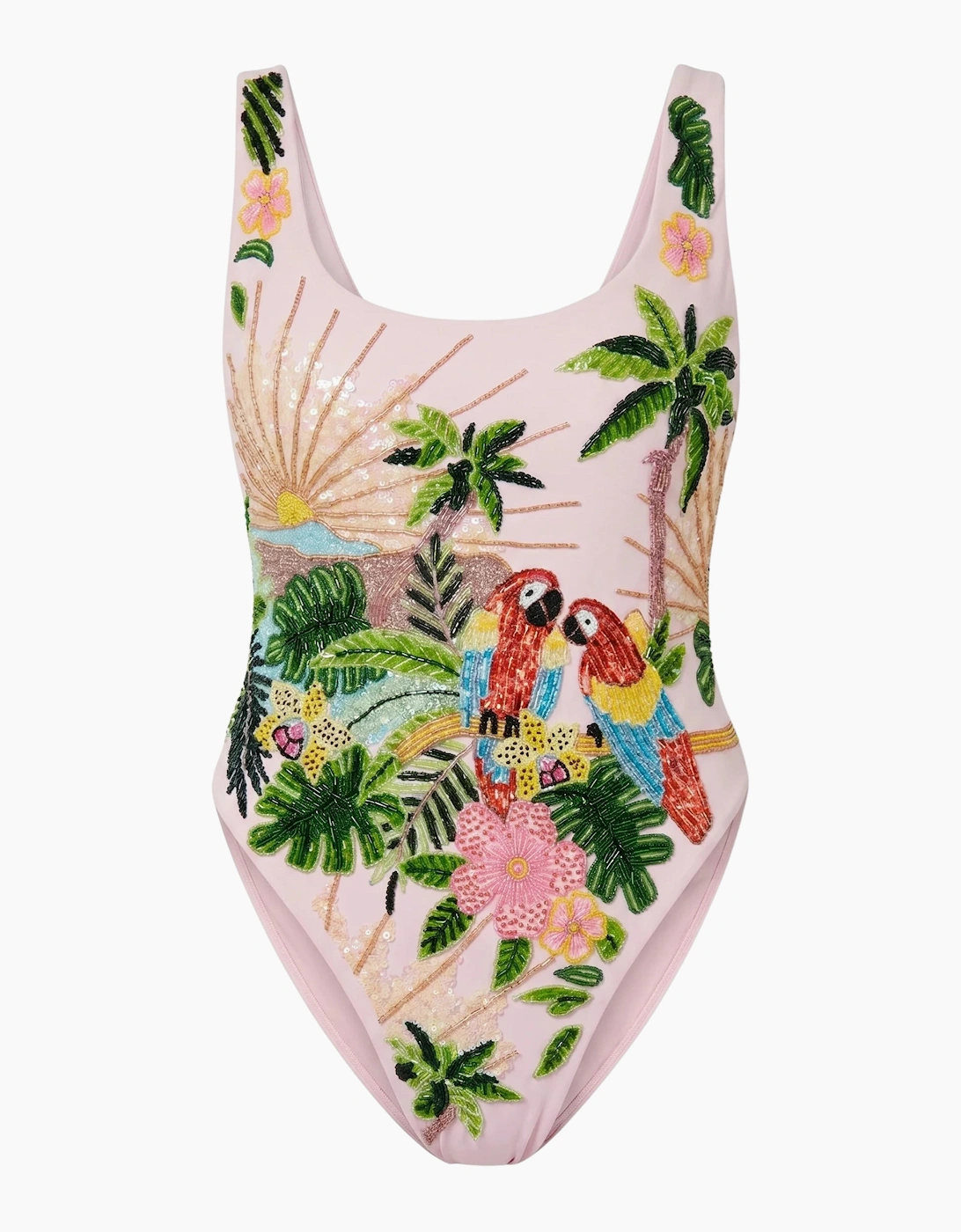 Maya Scoop Back Tropical Swimsuit