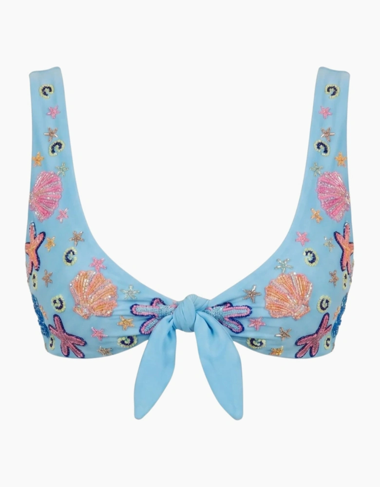 Orla Tie In The Middle Bikini Top in Stock