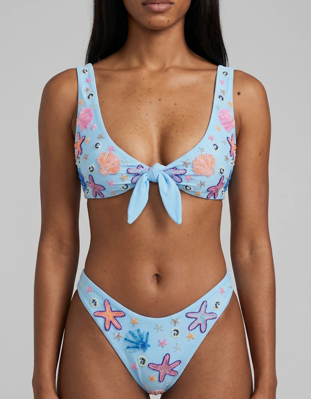 Orla Tie In The Middle Bikini Top in Stock