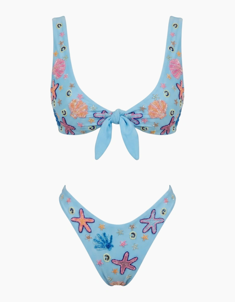 Orla Tie In The Middle Bikini Top in Stock