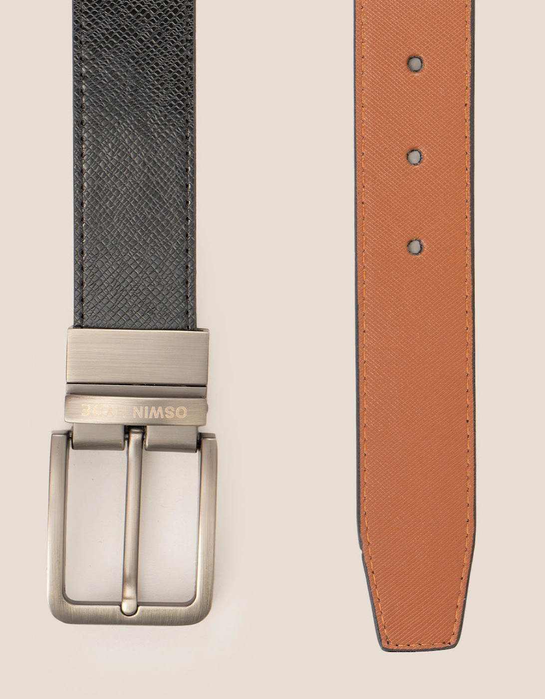 Claud Reversible Black Tan