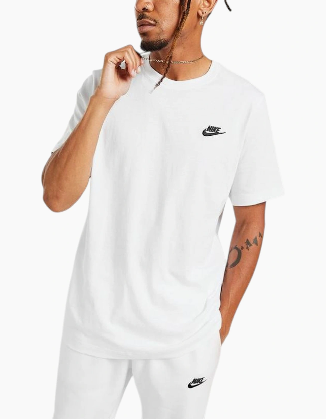 Nike AR4997 Mens Club T Shirts Cotton