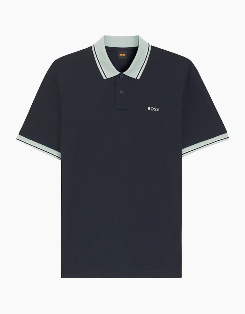 Boss Pe Blocks Contrast Collar Polo