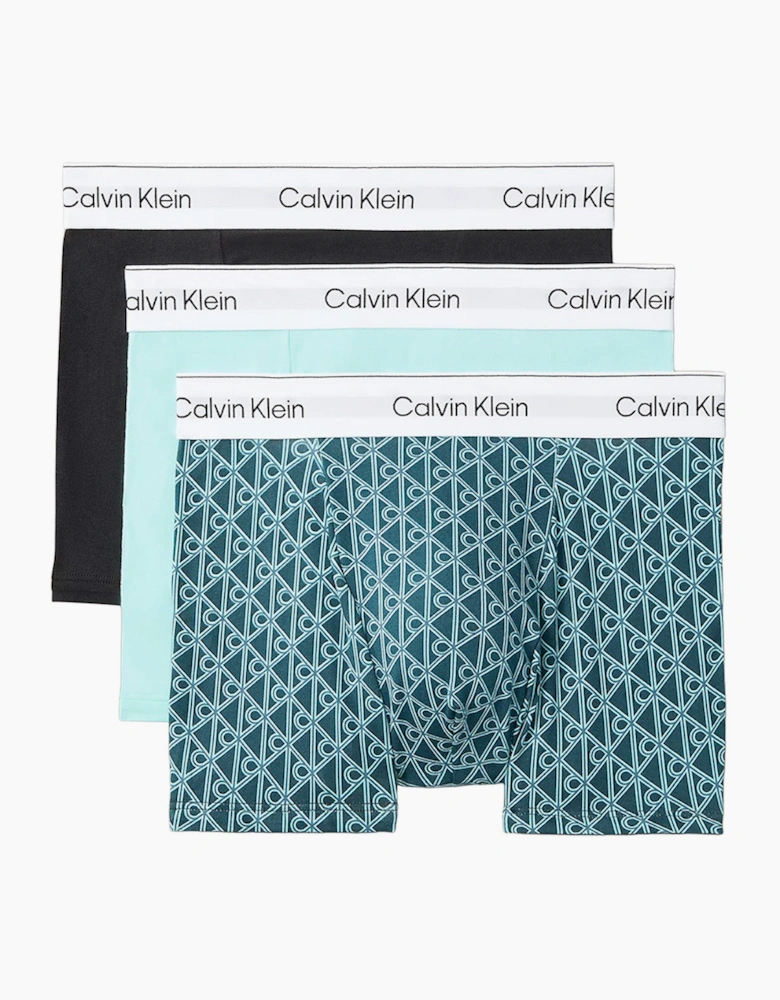 Calvin Klein 3 Pack Icon Cotton Stretch Relaxed Fit Trunk