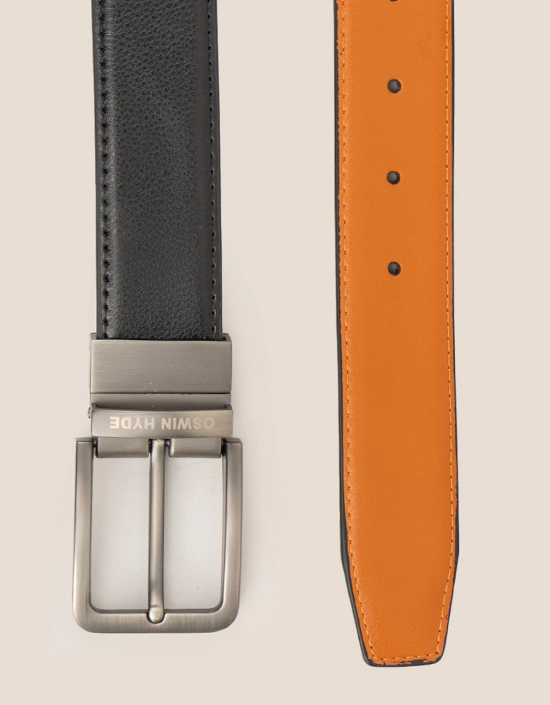 Jim Reversible Black Tan