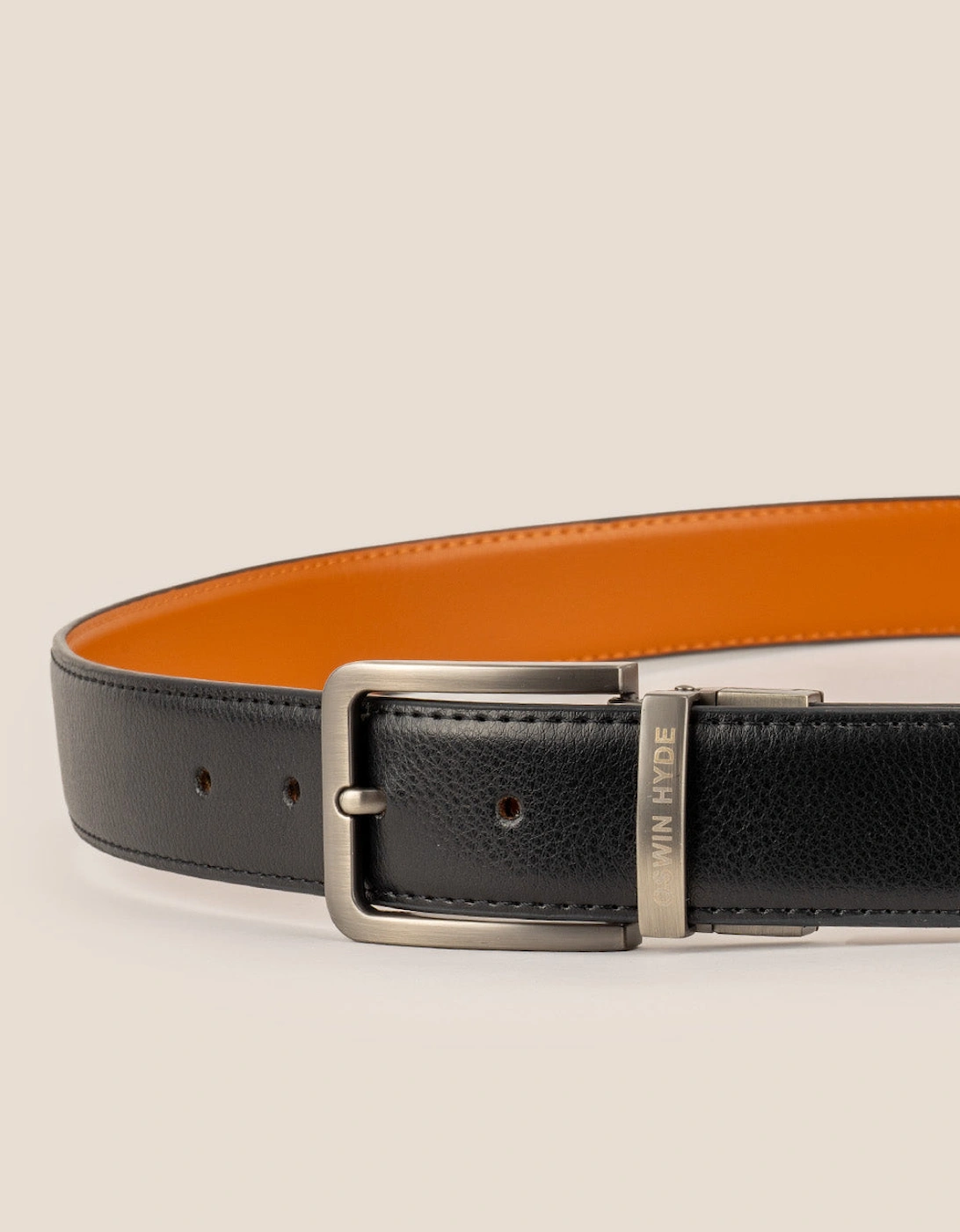 Jim Reversible Black Tan