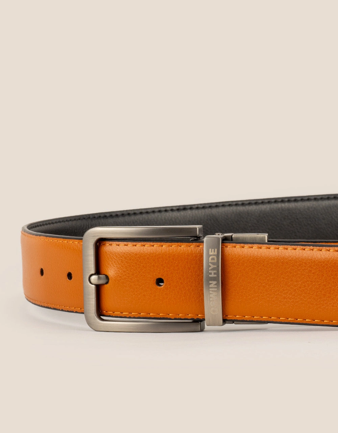 Jim Reversible Black Tan