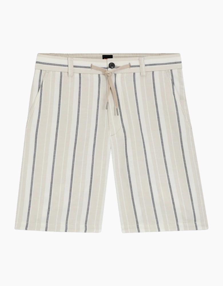 Boss Chino ST 2 Striped Linen Shorts