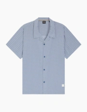 Blue Jacquard