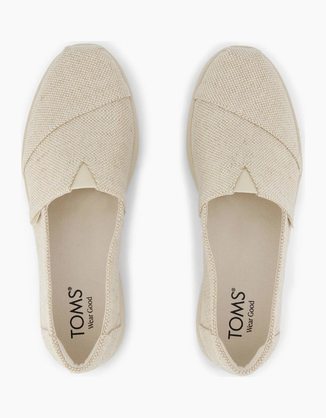 TOMS ALPARGATA PLUS Womens Espadrille Shoes Gold
