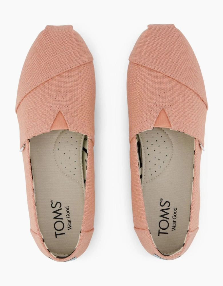 TOMS ALPARGATA CLASSIC Womens Espadrille Shoes Medium Pink