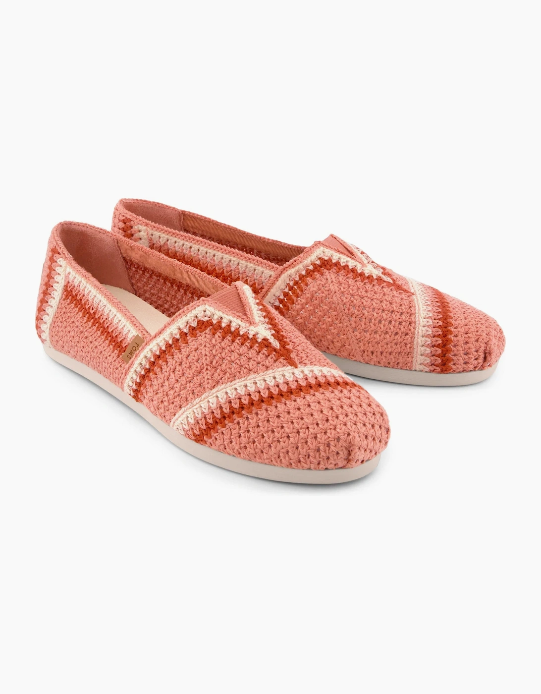 TOMS ALPARGATA CLASSIC Womens Espadrille Shoes Medium Pink