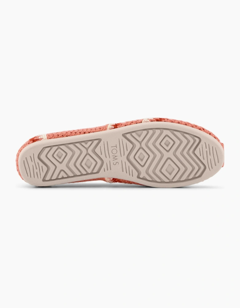 TOMS ALPARGATA CLASSIC Womens Espadrille Shoes Medium Pink