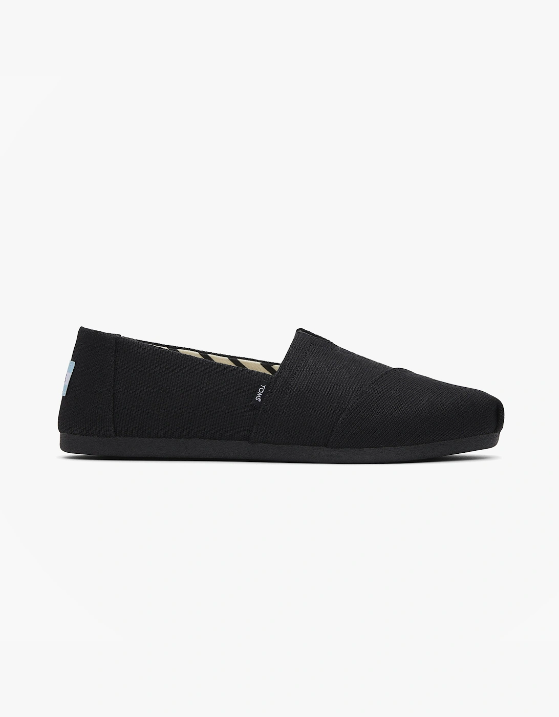 TOMS ALPARGATA CLASSIC Womens Espadrille Shoes Black, 2 of 1