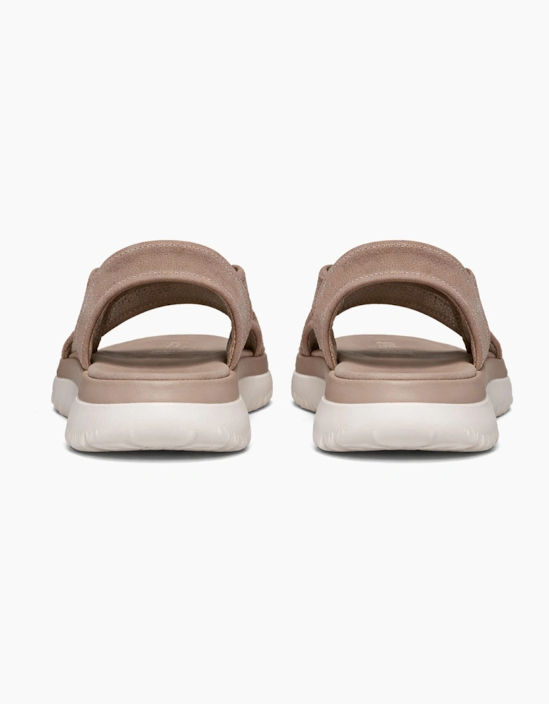 Skechers SUMMITS SANDAL - SWEETLY EVOL Womens Cross Strap Sandals Taupe