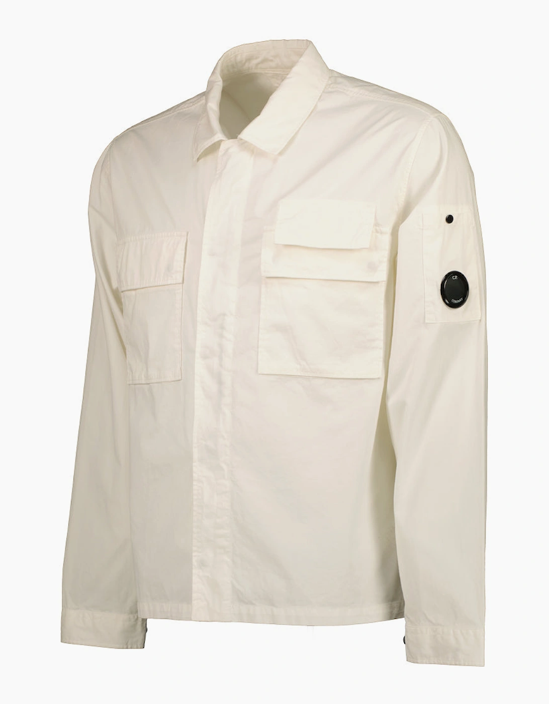Gabardine Half Zip Lens Overshirt