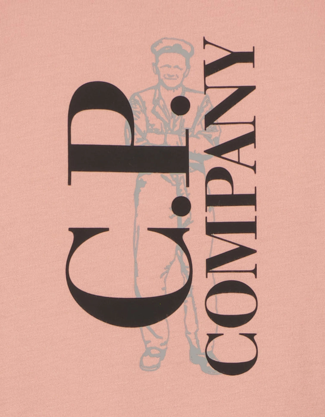 Vertical Logo Print T-Shirt