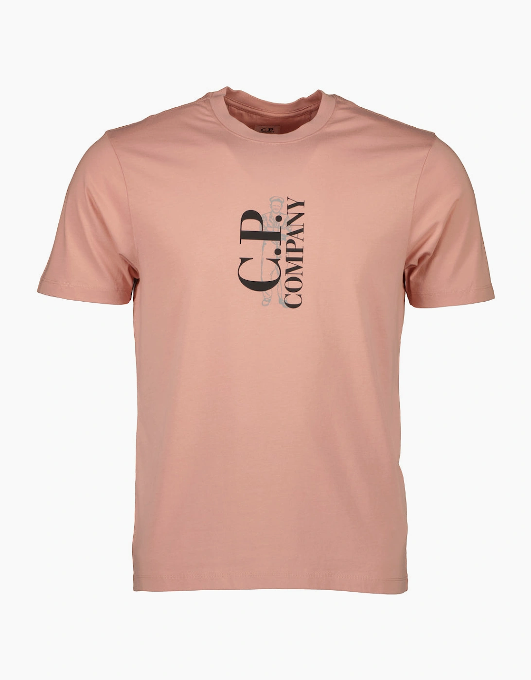 Vertical Logo Print T-Shirt, 3 of 2