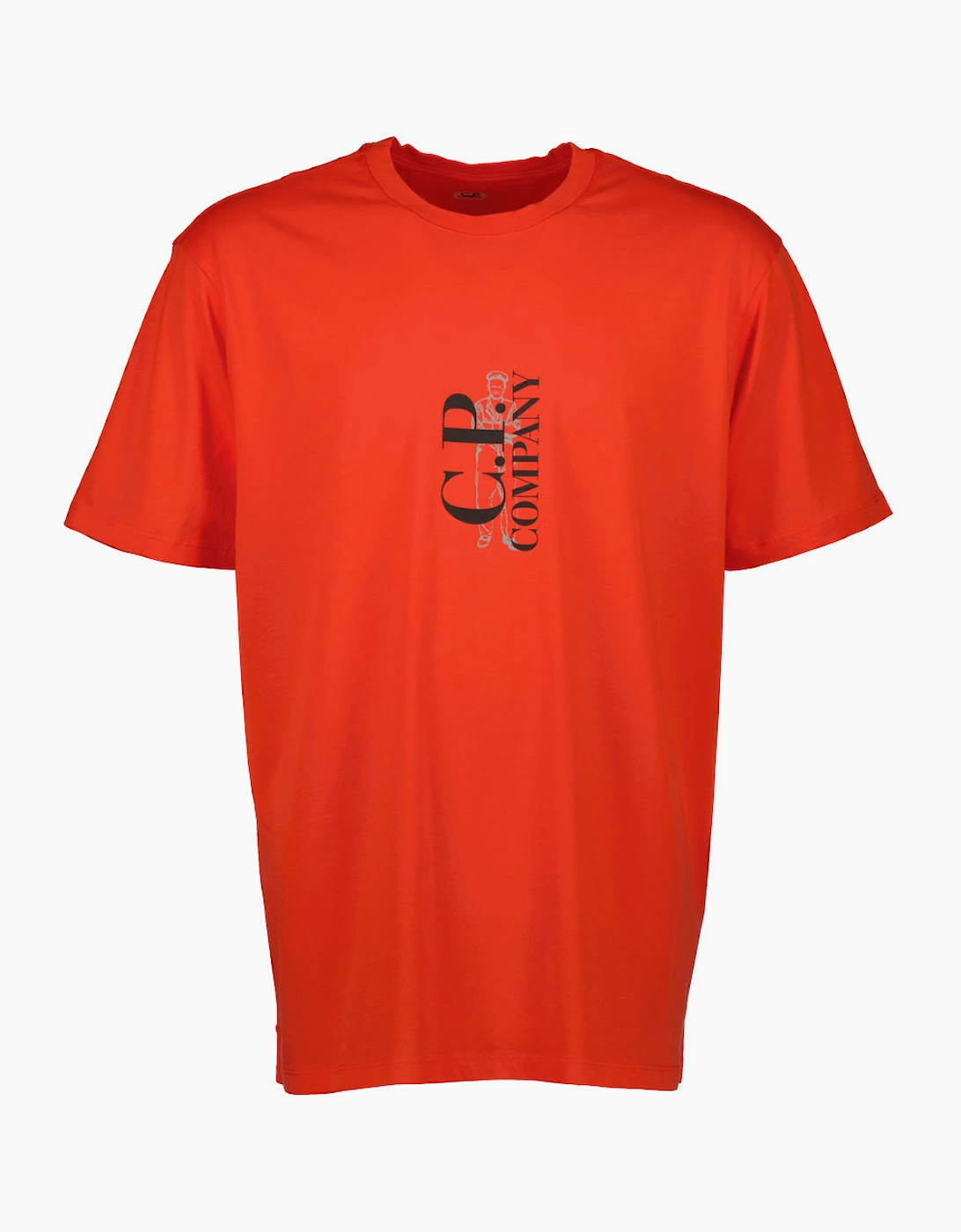 Vertical Logo Print T-Shirt, 3 of 2