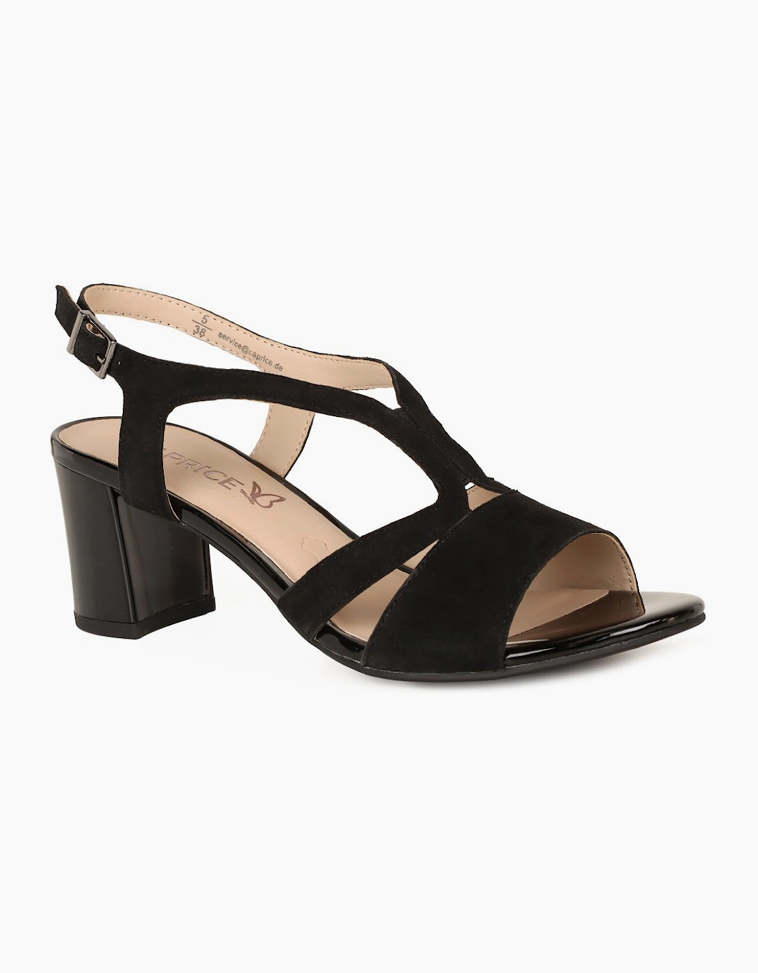 Caprice Women's Black Sail Sandals  Size 3.5