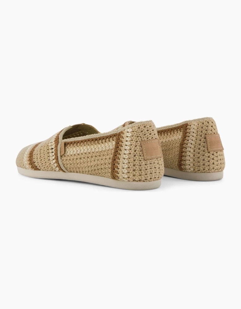 TOMS ALPARGATA CLASSIC Womens Espadrille Shoes Dark Beige