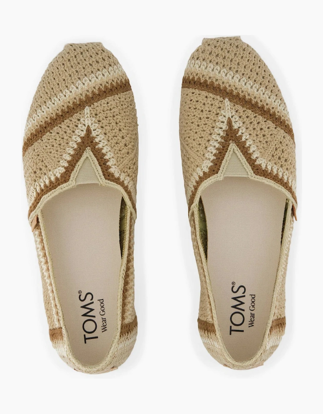 TOMS ALPARGATA CLASSIC Womens Espadrille Shoes Dark Beige