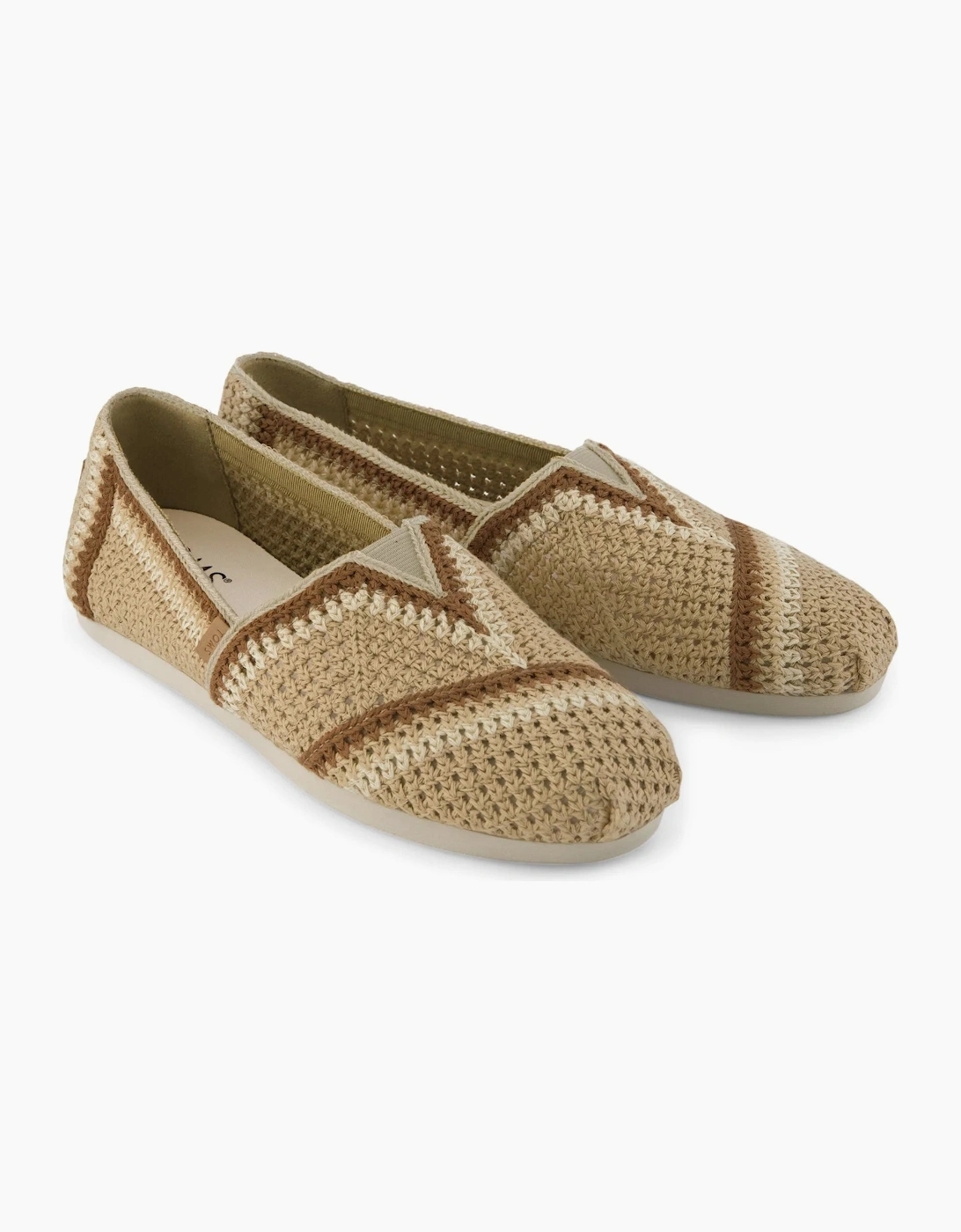 TOMS ALPARGATA CLASSIC Womens Espadrille Shoes Dark Beige