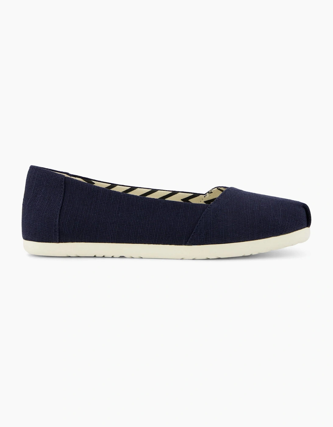 TOMS ALPARGATA BALLET Womens Ballerina Shoes Navy