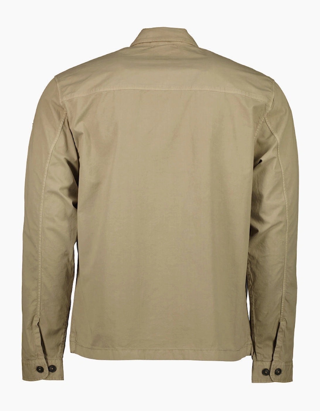 Gabardine Half Zip Lens Overshirt
