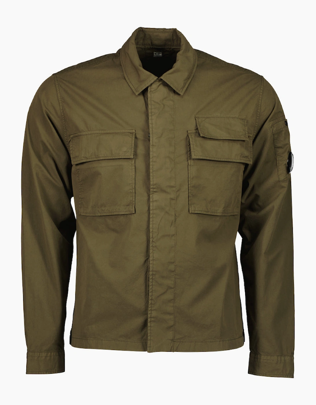 Gabardine Half Zip Lens Overshirt, 5 of 4