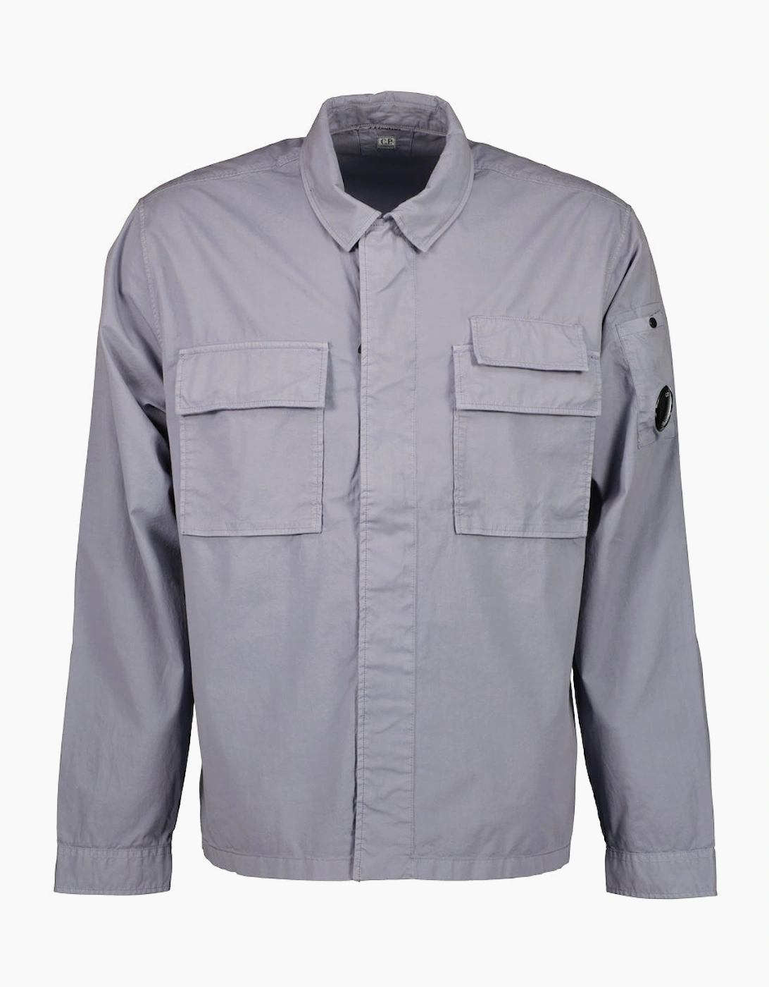 Gabardine Half Zip Lens Overshirt, 5 of 4