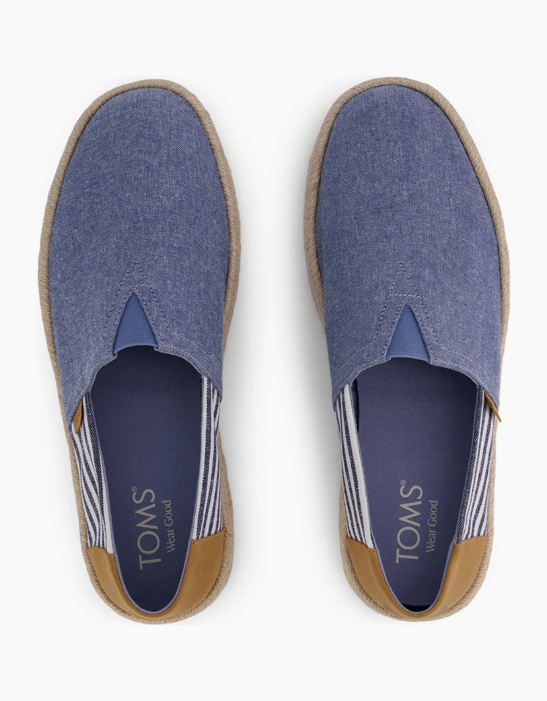 TOMS ALPARGATA ROPE 2.0 Mens Espadrille Shoes Navy