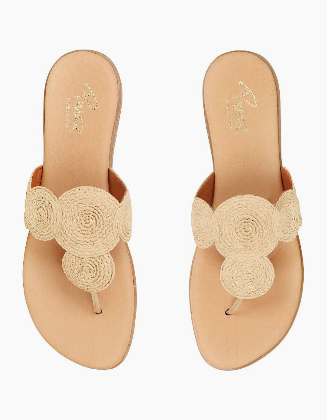 Swirl Womens Toe Post Sandals