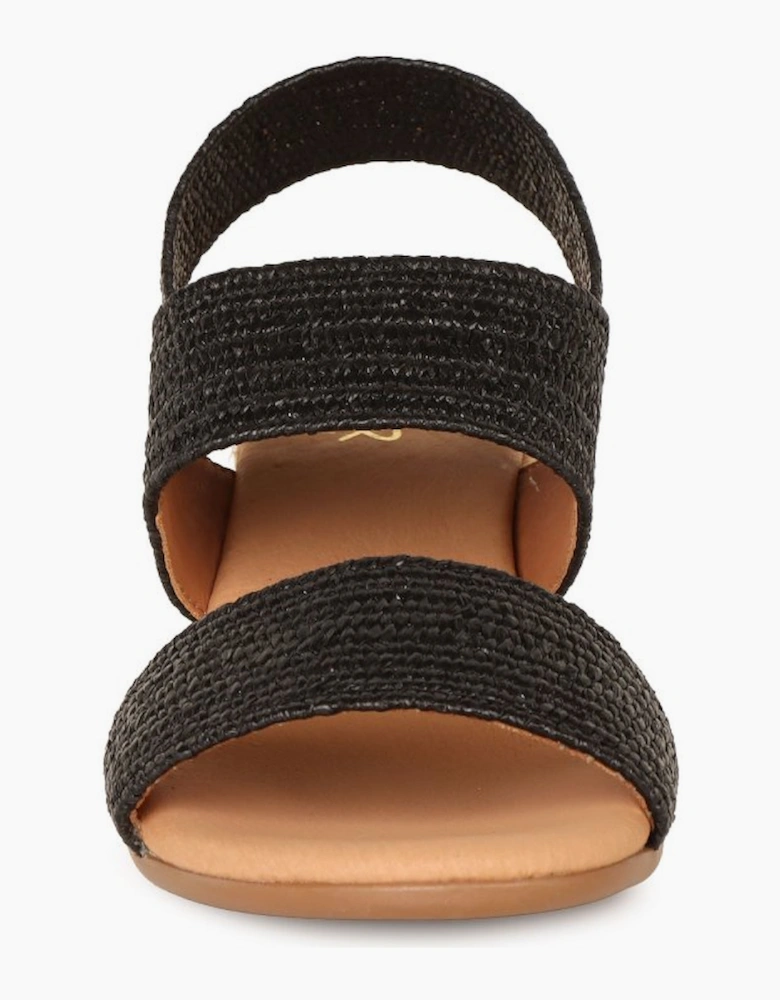 Band Womens Wedge Heel Sandals