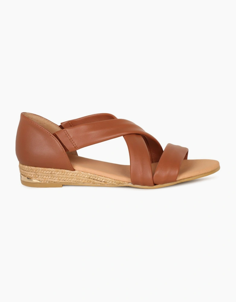 Zara Low Wedge Sandals