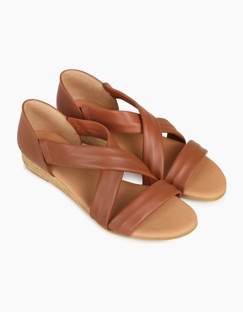 Zara Low Wedge Sandals