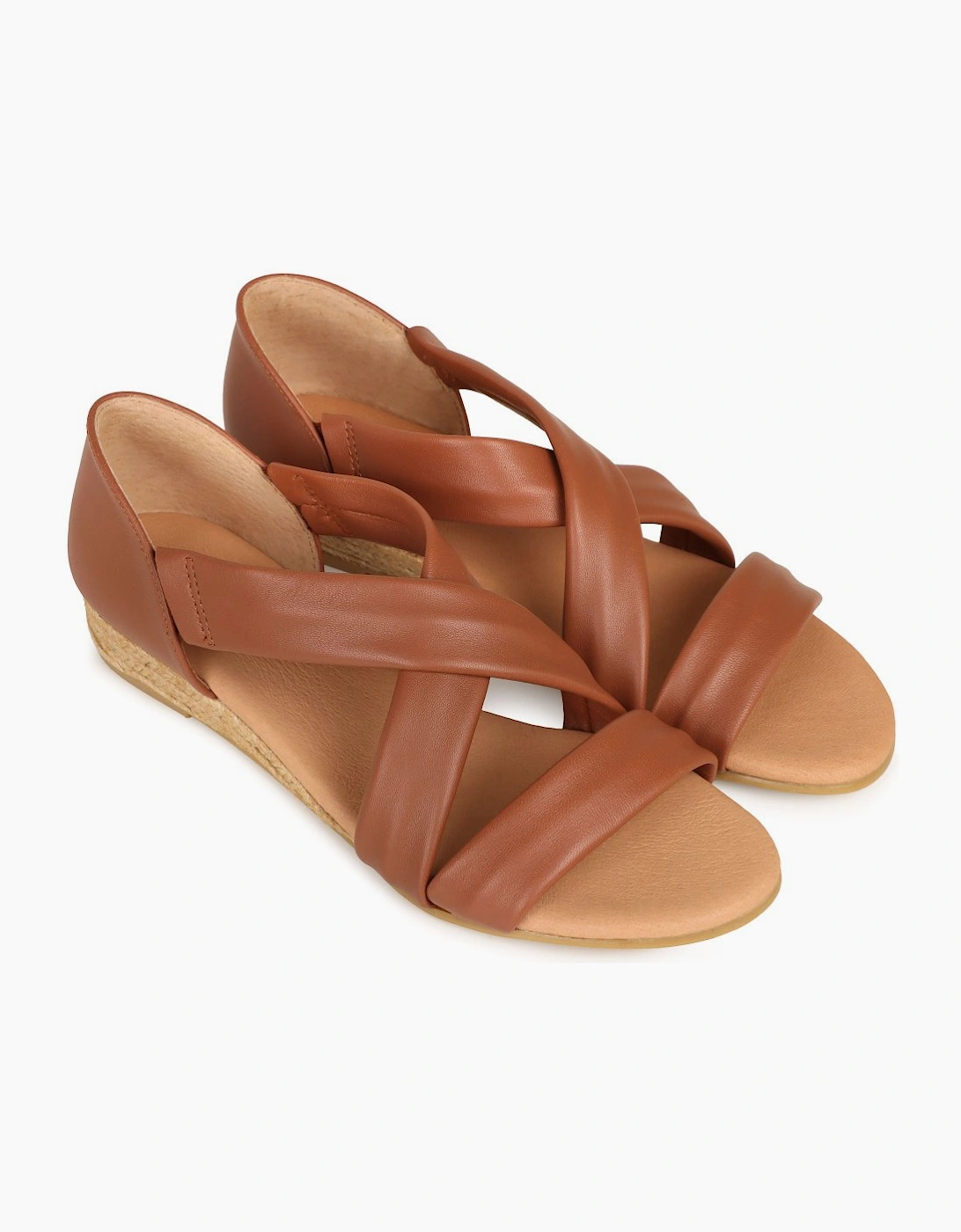 Zara Low Wedge Sandals