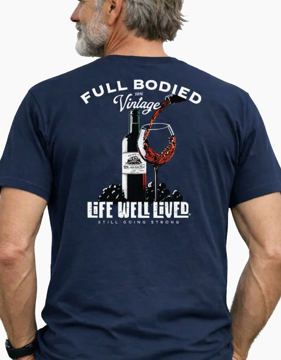 Life Well Lived Mens Full Bodied Short Sleeve T-Shirt, 2 of 1