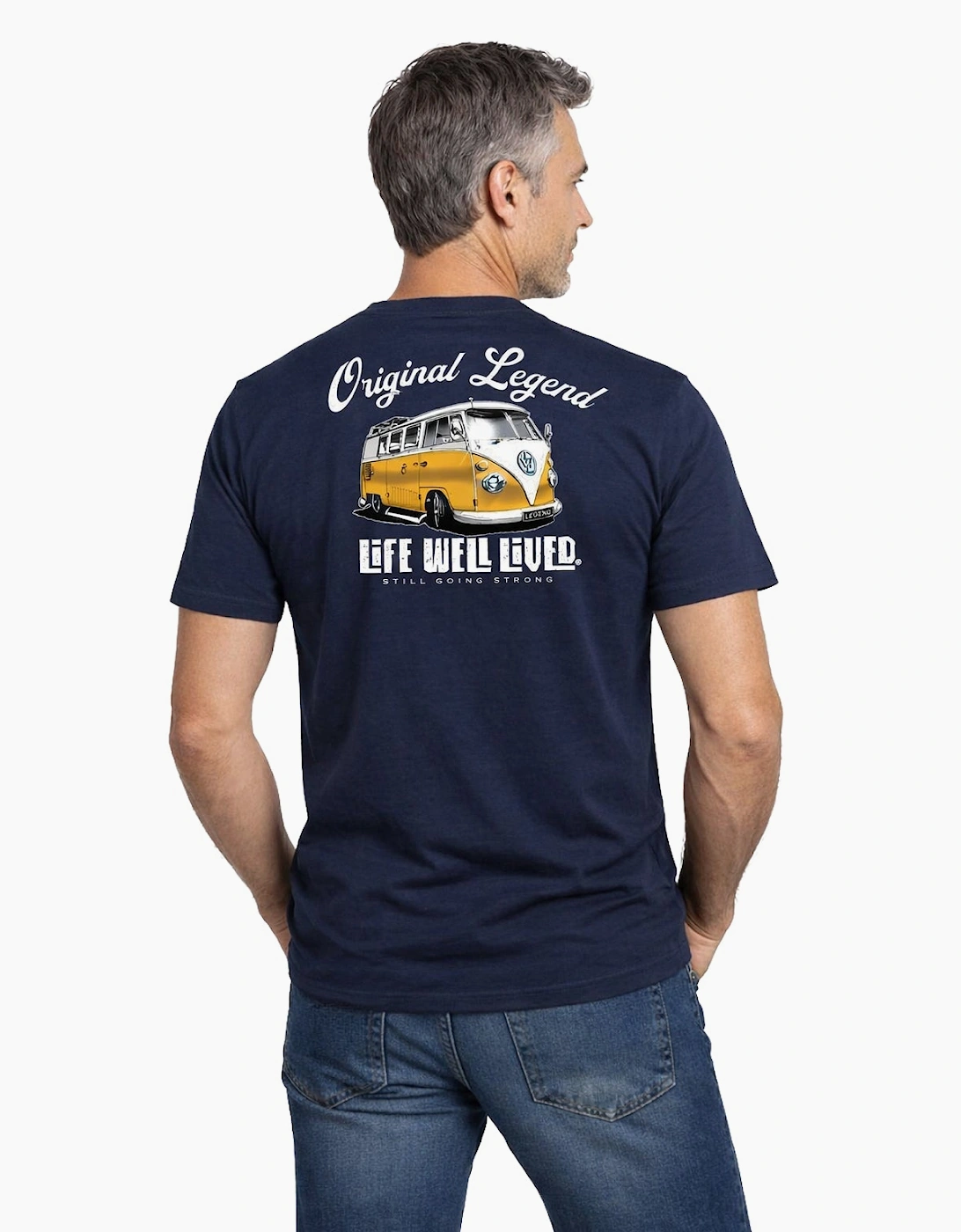 Life Well Lived Mens Original Legend Short Sleeve T-Shirt, 2 of 1