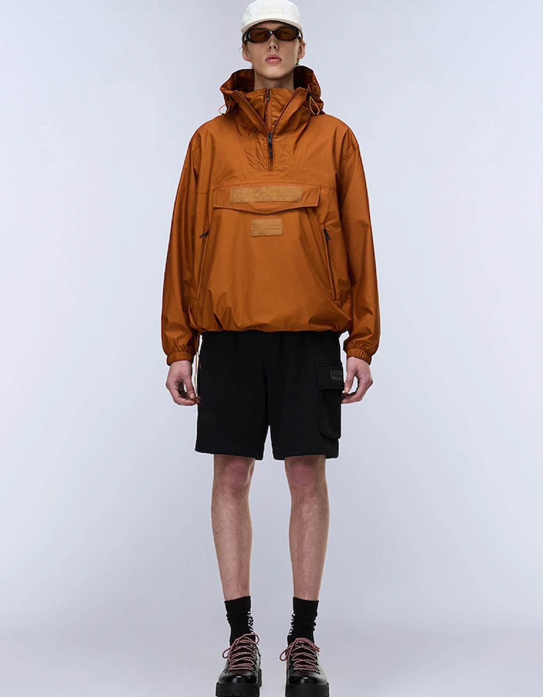 Napapijri Box Logo Cargo Bermuda Shorts