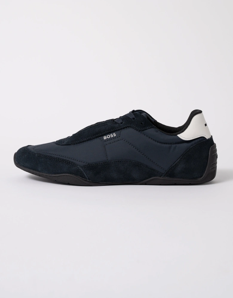 BOSS Orange Jaylen_Lowp_sdnylt Mens Trainers 50563894 - Dark Blue 401