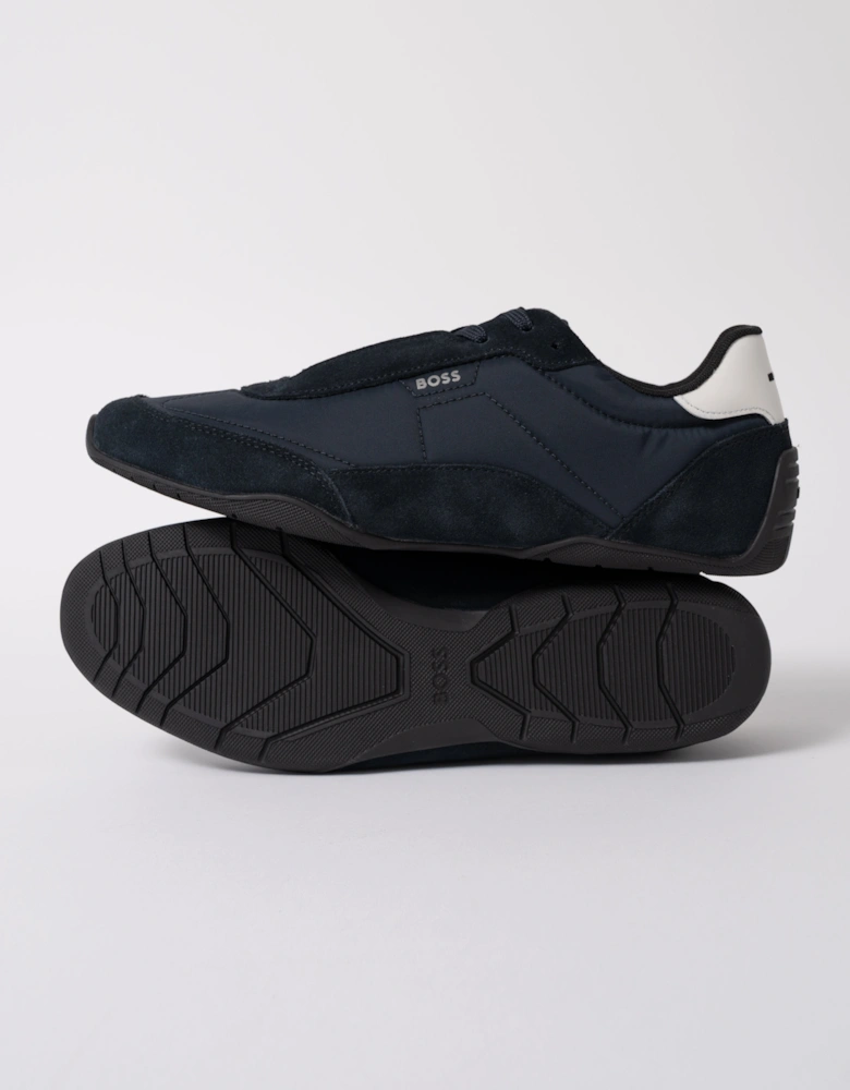 BOSS Orange Jaylen_Lowp_sdnylt Mens Trainers 50563894 - Dark Blue 401
