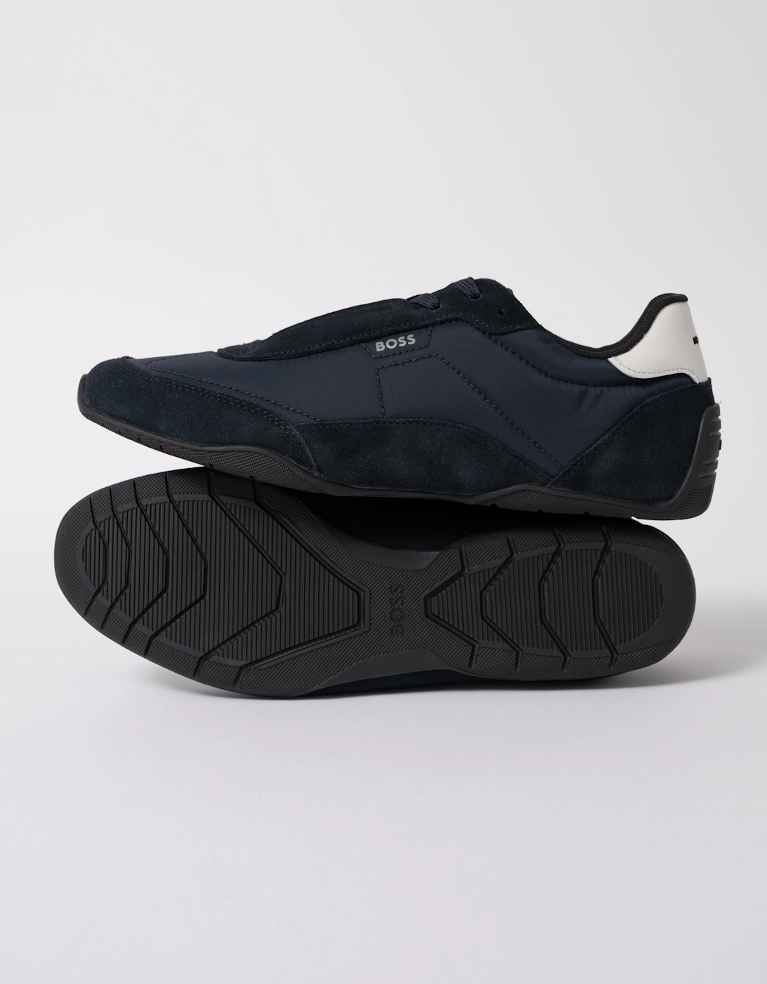 BOSS Orange Jaylen_Lowp_sdnylt Mens Trainers 50563894 - Dark Blue 401