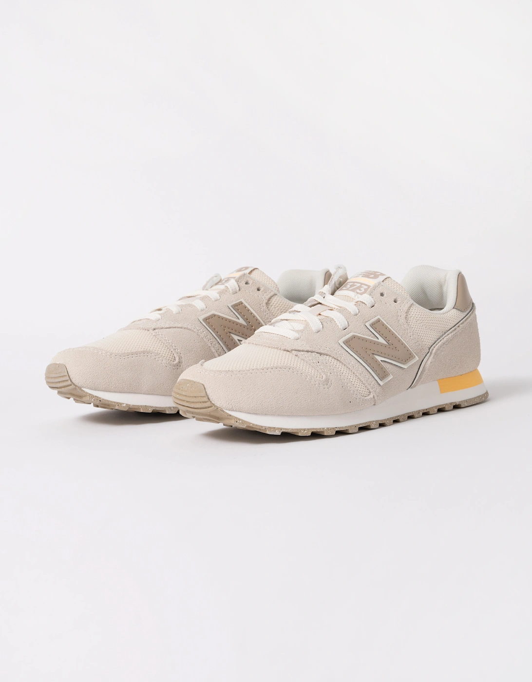 Women's New Balance 373 Womens Trainers - Linen - Cream - Size, 5