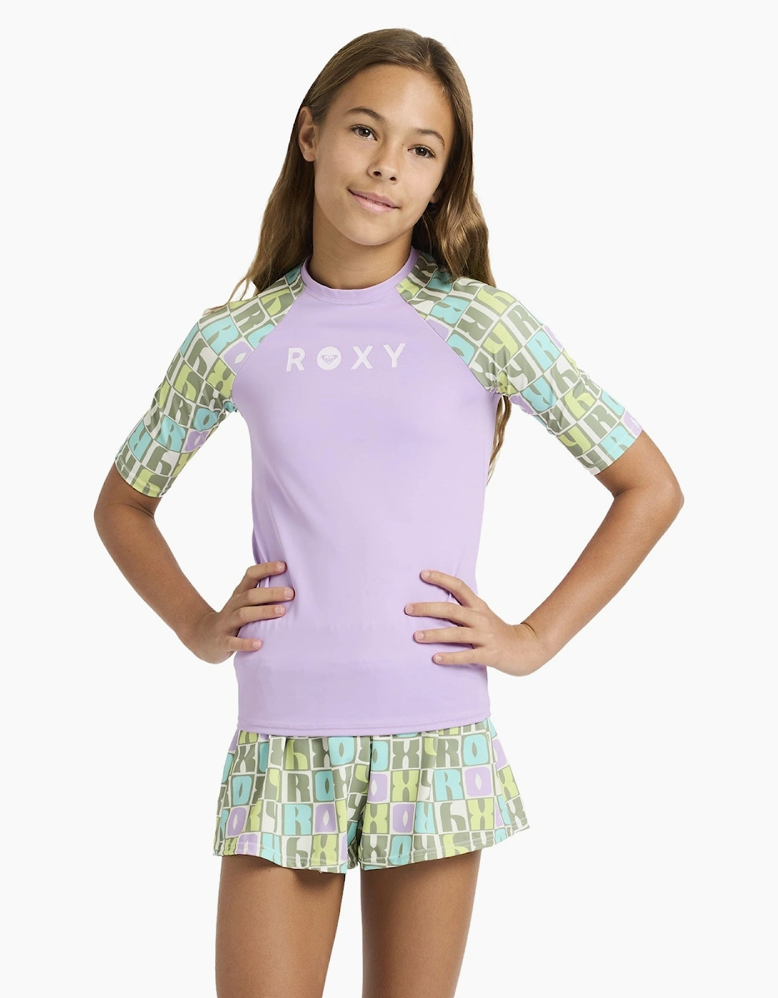 Roxy Kids Roxy Active RG Short Sleeve Rash Vest