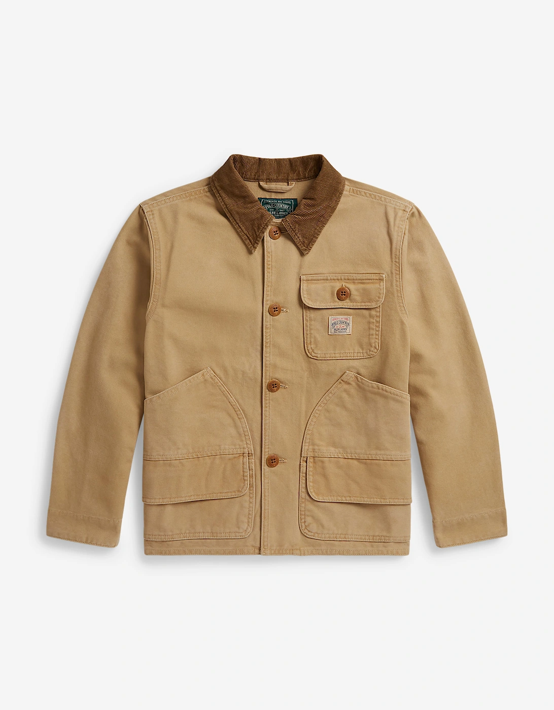 Ralph Lauren Boys Canvas Light Weight Jacket in Beige, 6 of 5