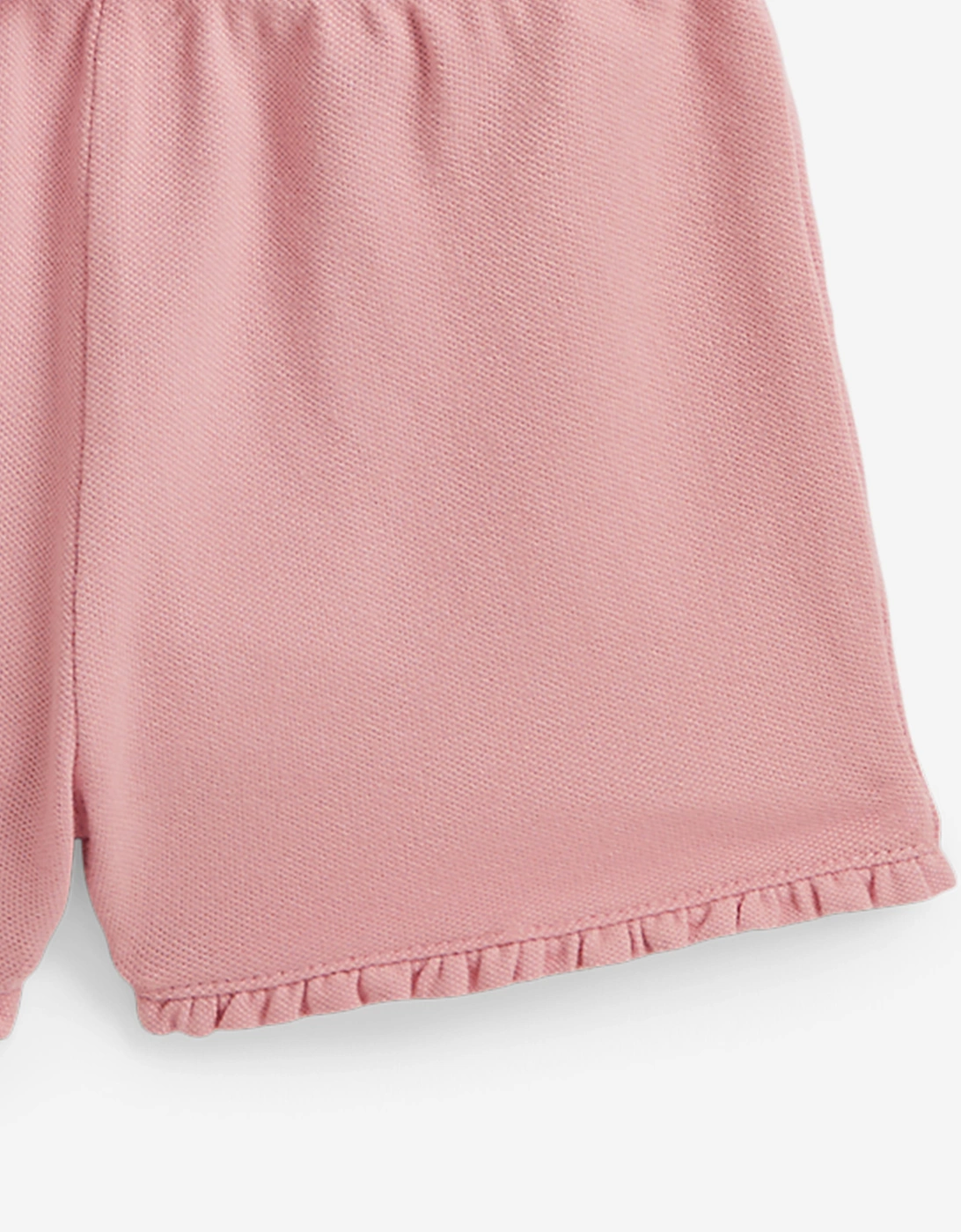 Ralph Lauren Baby Girls Polo Bear Short Set in Pink
