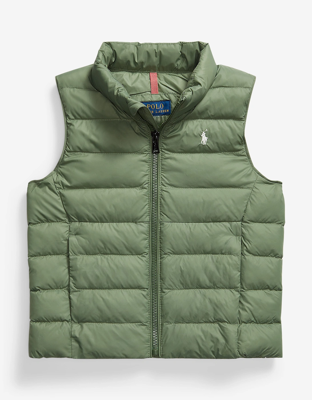 Ralph Lauren Boys Green Puffer Gilet In  3 Years Size 3 Yrs Kids