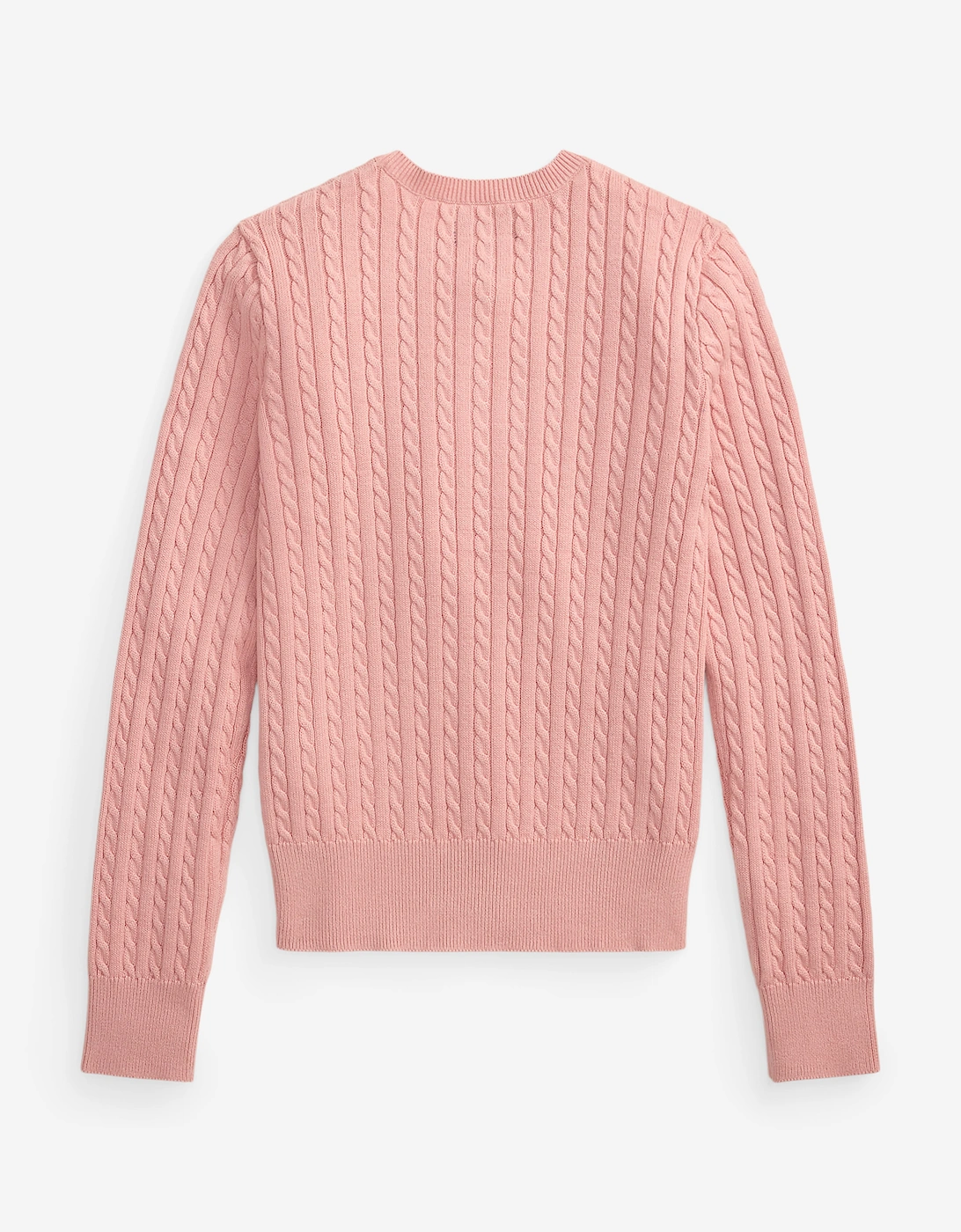 Ralph Lauren Girls Cable Knit Cardigan in Pink